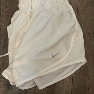 Nike Women's Cream Athletic Shorts